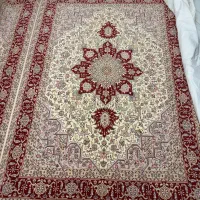 فرش جفت به هم چسبیده هریس|فرش|تهران, نیلوفر|دیوار