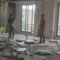 تخریب داخلی ساختمان تخریب دیوار آرک اوپن شومینه