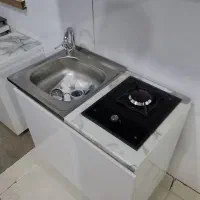 ست کابینت گاز تک شعله 90 cm زیر سینک دستگیره مخفی|مصالح و تجهیزات ساختمان|تهران, حسنآباد|دیوار
