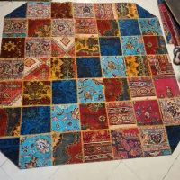 فرش دست بافت تکه دوزی (کلاژ)|فرش|تهران, مولوی|دیوار