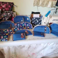 سرویس اشپزخانه و کیف دخترانه|سفره، حوله، دستمال آشپزخانه|گناباد, |دیوار