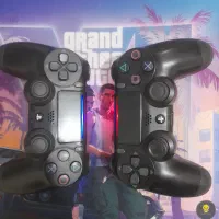 ps4 پی اس فور دو دسته اسلیم|کنسول، بازی ویدئویی و آنلاین|گلبهار, شهر جدید گلبهار|دیوار