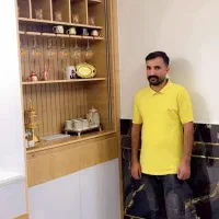 کمد دیواری وکابینت ام دی اف و درب اتاق