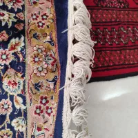 فرش ۹متری زمینه سورمه ای ابریشمی سالم وتمیز|فرش|مشهد, امام خمینی|دیوار
