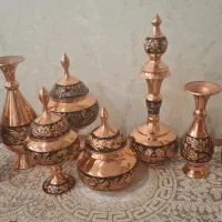 ظروف مسی الماسه شده اصفهان