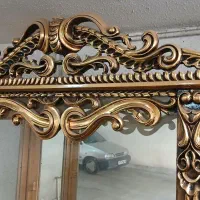 ویترین طلایی با ورق طلا