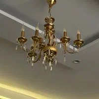 لوستر ۵ شاخه جنس برنجی