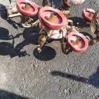 لوستر ۸ شعله و۳ شعله ۲عدد شمدان