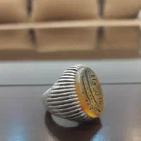انگشتر نقره اصل فروش به صورت گرمی
