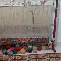 فرش نیمکاره طرح سالاری|فرش|کرمانشاه, |دیوار