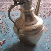 آفتابه وضو دوره قاجار جنس برنز  آنتیک|صنایع دستی و سایر لوازم تزئینی|کوهدشت, |دیوار