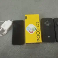 گوشی پوکو C75 بدون تعویضی با لوازم جانبی|موبایل|مشهد, شهید مطهری|دیوار