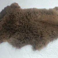 2 عدد فرش پوست دباغی شده تمیز مناسب نصب دیوار