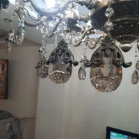 لوستر آنتیک طلایی ۲۰ شاخه|لوستر و چراغ آویز|تهران, سهروردی|دیوار