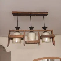 لوستر چوبی در حد نو