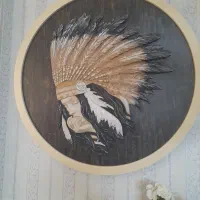 تابلو سرخ پوست برند لوتوس|تابلو، نقاشی، عکس|مشهد, هنرور|دیوار