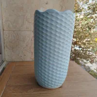 گلدان سفالی بلند