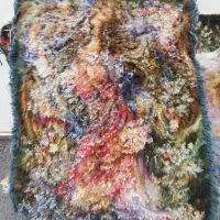 فرش6متری پشم دستریس و گیاهی وتابلوفرش پرابریشم|فرش|مشگین شهر, |دیوار