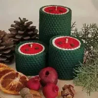 انواع شمع دکوری .یلدایی.موم عسل