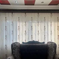 پرده دو عدد به همراه کتیبه|پرده، رانر، رومیزی|رشت, حمیدیان|دیوار