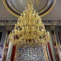 طراحی وساخت لوستر تالار، هتل ، ویلا، منزل|لوستر و چراغ آویز|کرج, کوی کارمندان شمالی|دیوار