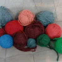 نخ گیلیم وقالی ،دفه،شیش، دو عدد چاقو