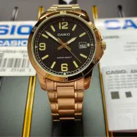 ساعت کاسیو مردانه Casio تمام استیل طلایی اصل