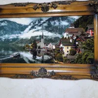 تابلو فرش ماشینی با قاب سلطنتی