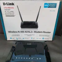 مودم دوآنتن ADSL دلینک ۲۷۴۰|مودم و تجهیزات شبکه|جوانرود, |دیوار