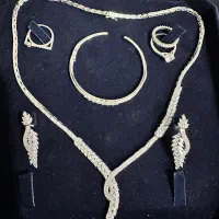 سرویس نقره طرح طلای سفید سفارشی