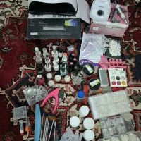 پک کامل دستگاه یووی وسایل کاشت ناخن درحدنو