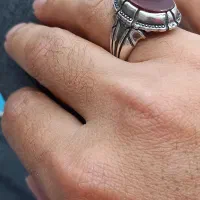 انگشتر عقیق نقره درجه یک معاوضه هم دارم با انگشر|جواهرات|رباط‌کریم, رباط‌کریم|دیوار