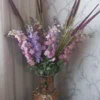 گلدان چینی همراه گل خارجی|گل مصنوعی|ملارد, |دیوار