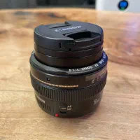 لنز کنون ef 50mm f1.4