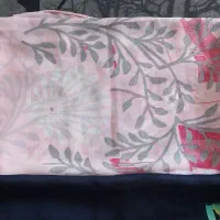 1عددشال ابریشمی ودست دوزخنک وسبک