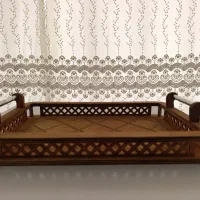 سینی چوبی بزرگ و نمکدان تراول ماگ