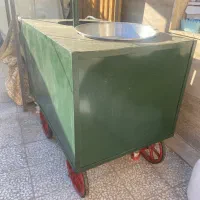 چهار چرخ گاری تجهیزات آشپز خانه فلافل  جغول قبول