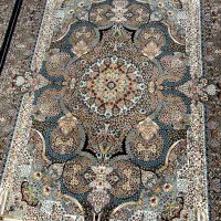 فرش ۹ متری ۱۰۰۰شانه ابریشم کارشده