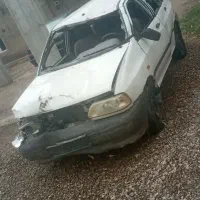 پراید به مدل ۹۰ تصادفی