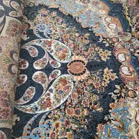 ۲ تخته فرش ۱۲ متری سرمه‌ای|فرش|ایرانشهر, |دیوار