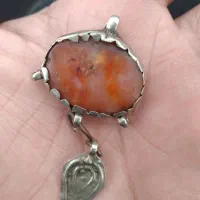 پلاک قاجاری عقیق یمن|کلکسیون اشیاء عتیقه|جیرفت, |دیوار