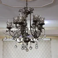 لوستر ۵شاخه برنجی