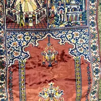 جا نماز مخمل بزرگ نو|گلیم، جاجیم، گبه|بهبهان, |دیوار