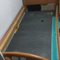 تخت چوبی یک نفره بدون کفی