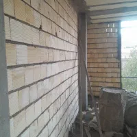 دیوارکشی سفال،آجر،بلوک شیب گیری پشت بام ،پلاستر،