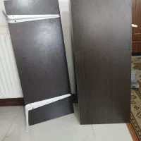 شلف دیواری همراه با پایه فلزی ۳۵در ۸۵