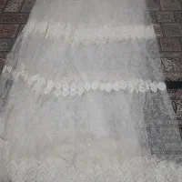 پرده حریر طرحدار