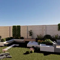 محوطه سازی مدرن و اجرای استخر