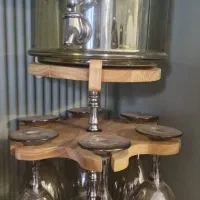 شربت خوری . کلمن شیشه ای . ست کافی بار