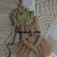مکرومه بافی،دیوار کوب،کیف،لوستر|صنایع دستی و سایر لوازم تزئینی|شاهرود, |دیوار